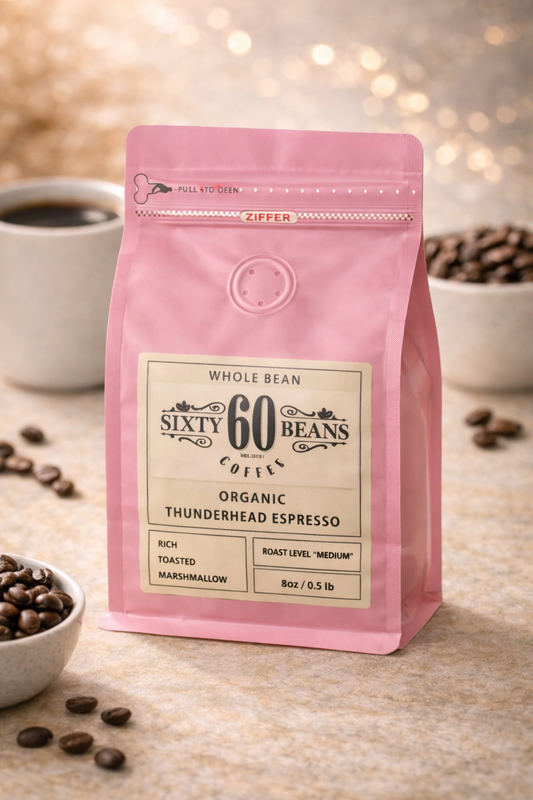 60 Beans Thunderhead Espresso – Medium Dark Roast